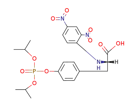 Molecular Structure of 110570-78-0 (<i>O</i>-diisopropoxyphosphoryl-<i>N</i>-(2,4-dinitro-phenyl)-L-tyrosine)