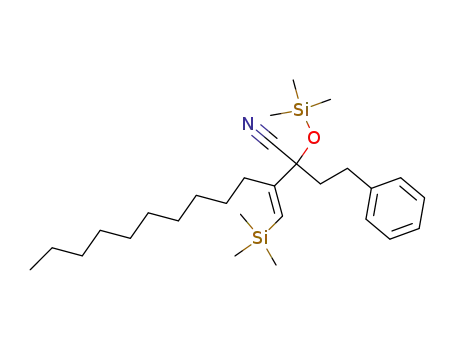 Benzenebutanenitrile,
a-[1-[(trimethylsilyl)methylene]undecyl]-a-[(trimethylsilyl)oxy]-, (E)-