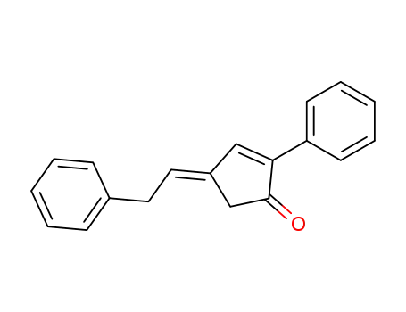 2-Cyclopenten-1-one, 2-phenyl-4-(2-phenylethylidene)-, (E)-