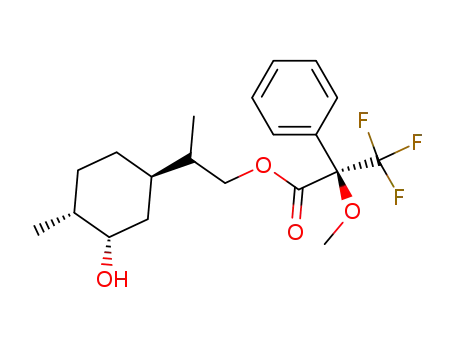 Benzeneacetic acid, a-methoxy-a-(trifluoromethyl)-,
2-(3-hydroxy-4-methylcyclohexyl)propyl ester