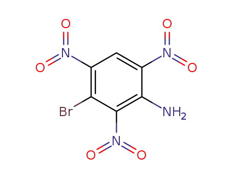 Molecular Structure of 24626-58-2 (Benzenamine, 3-bromo-2,4,6-trinitro-)