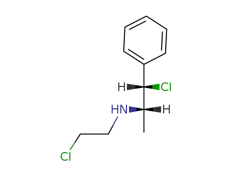 (2-chloro-ethyl)-((1<i>RS</i>,2<i>RS</i>)-2-chloro-1-methyl-2-phenyl-ethyl)-amine