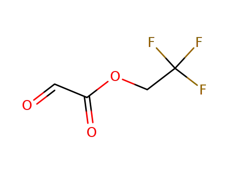 Molecular Structure of 172332-66-0 (Acetic acid, oxo-, 2,2,2-trifluoroethyl ester)