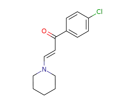 2-Propen-1-one, 1-(4-chlorophenyl)-3-(1-piperidinyl)-, (2E)-