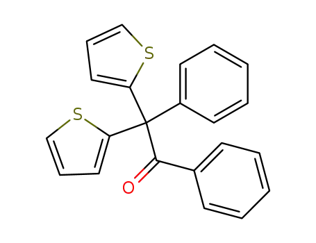 Molecular Structure of 54364-07-7 (1,2-diphenyl-2,2-di-thiophen-2-yl-ethanone)