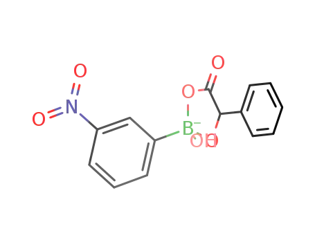NO<sub>2</sub>(C<sub>6</sub>H<sub>4</sub>)B(OH)(C<sub>6</sub>H<sub>5</sub>CH(O)(COO))<sup>(1-)</sup>
