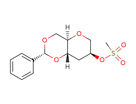 Methanesulfonic acid (2R,4aR,7S,8aS)-2-phenyl-hexahydro-pyrano[3,2-d][1,3]dioxin-7-yl ester