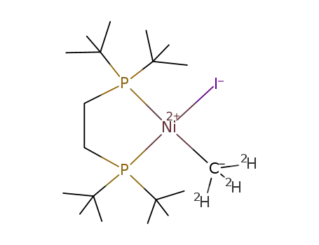 ((CH<sub>3</sub>)3C)2PC<sub>2</sub>H<sub>4</sub>P(C(CH<sub>3</sub>)3)2NiICD<sub>3</sub>