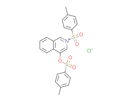 2-(toluene-4-sulfonyl)-4-(toluene-4-sulfonyloxy)-isoquinolinium; chloride
