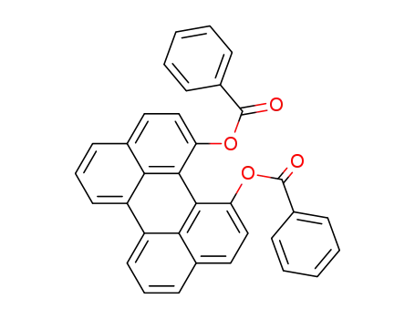 Molecular Structure of 861337-17-9 (1,12-bis-benzoyloxy-perylene)