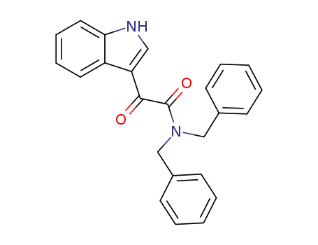 Molecular Structure of 95489-48-8 (indol-3-yl-glyoxylic acid dibenzylamide)