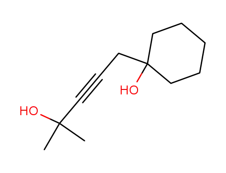 5-(1-hydroxy-cyclohexyl)-2-methyl-pent-3-yn-2-ol