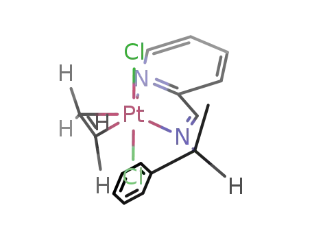 PtCl<sub>2</sub>(C<sub>2</sub>H<sub>4</sub>)NC<sub>5</sub>H<sub>4</sub>CHNCHCH<sub>3</sub>C<sub>6</sub>H<sub>5</sub>