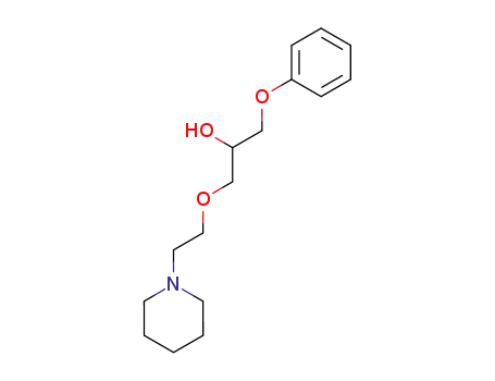 Molecular Structure of 101450-45-7 (1-phenoxy-3-(2-piperidino-ethoxy)-propan-2-ol)