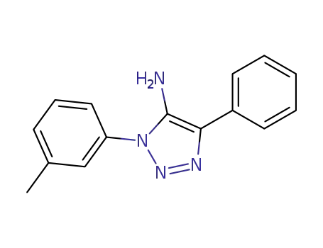5-phenyl-3-<i>m</i>-tolyl-3<i>H</i>-[1,2,3]triazol-4-ylamine