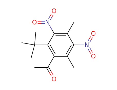 Molecular Structure of 60788-23-0 (Ethanone, 1-[2-(1,1-dimethylethyl)-4,6-dimethyl-3,5-dinitrophenyl]-)