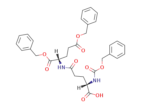 Molecular Structure of 96675-47-7 (<i>N</i>-(<i>N</i>-benzyloxycarbonyl-L-γ-glutamyl)-L-glutamic acid dibenzyl ester)