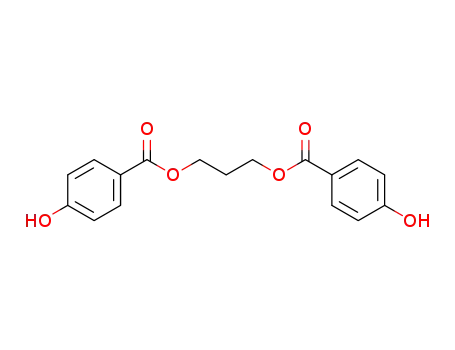 Molecular Structure of 78644-19-6 (Benzoic acid, 4-hydroxy-, 1,3-propanediyl ester)