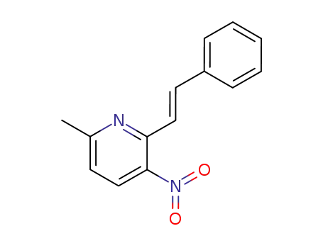 6-methyl-3-nitro-2-<i>trans</i>-styryl-pyridine