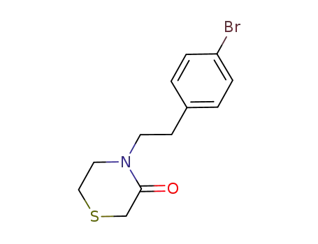 4-[2-(4-bromophenyl)ethyl]-1,4-thiazaperhydroin-3-one