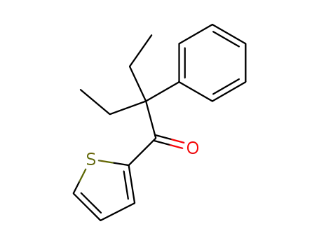 2-ethyl-2-phenyl-1-[2]thienyl-butan-1-one
