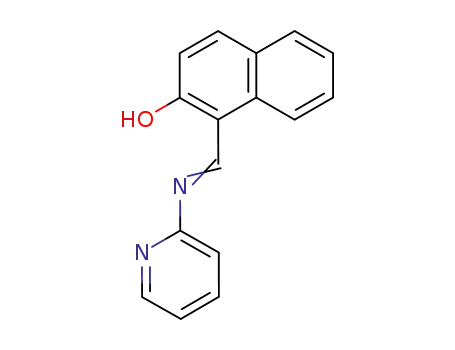 Molecular Structure of 789-58-2 (2-Naphthalenol, 1-[(2-pyridinylimino)methyl]-)