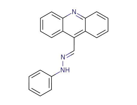 Molecular Structure of 61864-84-4 (9-Acridinecarboxaldehyde, phenylhydrazone)