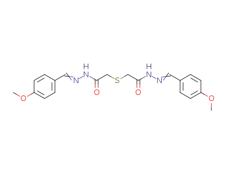 sulfanediyldi-acetic acid bis-(4-methoxy-benzylidenehydrazide)