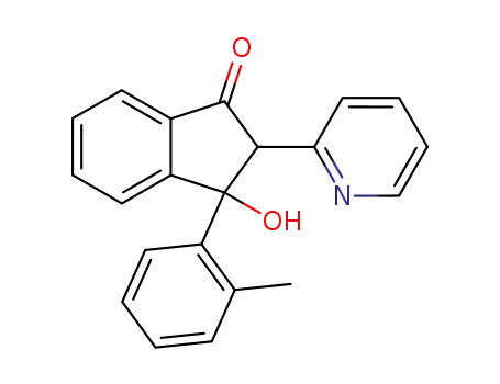 3-hydroxy-2-[2]pyridyl-3-<i>o</i>-tolyl-indan-1-one