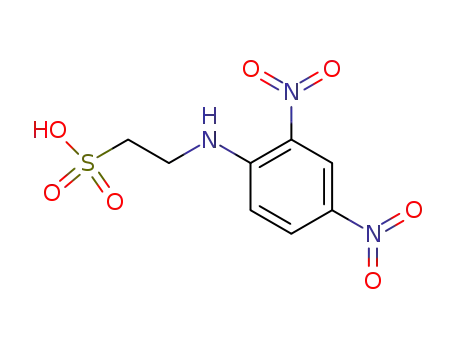 Molecular Structure of 2313-19-1 (2-(2,4-dinitro-anilino)-ethanesulfonic acid)