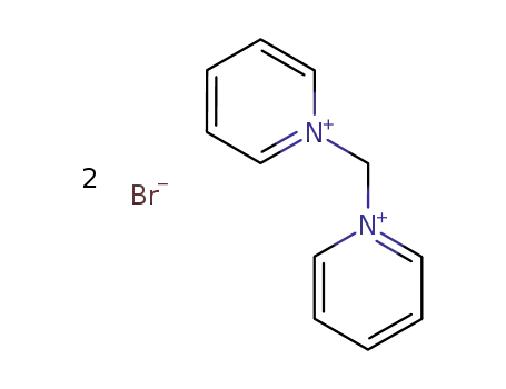 Molecular Structure of 40032-49-3 (Pyridinium, 1,1'-methylenebis-, dibromide)