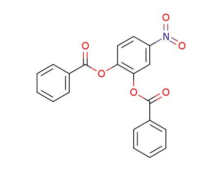 Molecular Structure of 150443-19-9 (1,2-bis-benzoyloxy-4-nitro-benzene)
