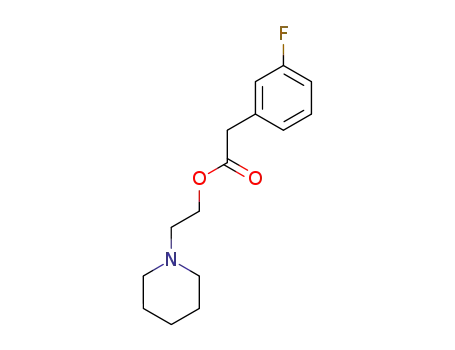 (3-fluoro-phenyl)-acetic acid-(2-piperidino-ethyl ester)