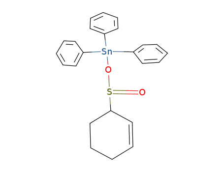 Molecular Structure of 113353-46-1 (Stannane, (2-cyclohexen-1-ylsulfonyl)triphenyl-)