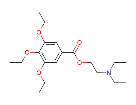 3,4,5-triethoxy-benzoic acid-(2-diethylamino-ethyl ester)