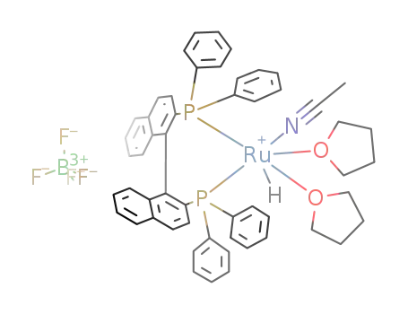 [Ru(MeCN)((R)-2,2'-bis(diphenylphosphino)-1,1'-binaphtyl)(H)(C<sub>4</sub>H<sub>8</sub>O)2]BF<sub>4</sub>