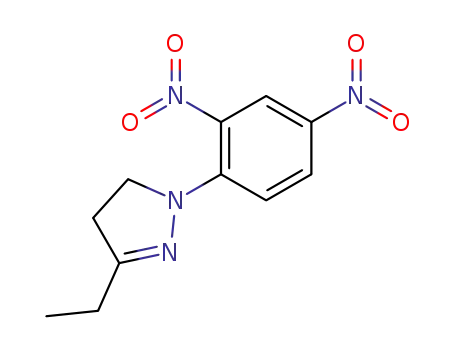 1-(2,4-dinitro-phenyl)-3-ethyl-4,5-dihydro-1<i>H</i>-pyrazole