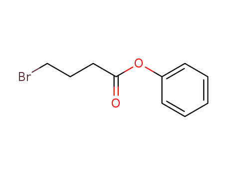 Molecular Structure of 65671-24-1 (Butanoic acid, 4-bromo-, phenyl ester)