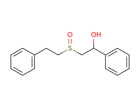 Molecular Structure of 101431-38-3 (1-phenyl-2-(2-phenyl-ethanesulfinyl)-ethanol)