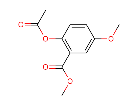2-acetoxy-5-methoxy-benzoic acid methyl ester