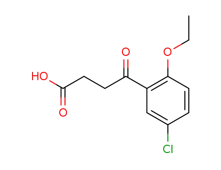 Molecular Structure of 105475-33-0 (4-(2-ethoxy-5-chloro-phenyl)-4-oxo-butyric acid)