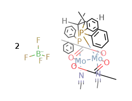 {Mo<sub>2</sub>(MeCO<sub>2</sub>)2(2S,3S)-bis(diphenylphosphino)butane(MeCN)2}{BF<sub>4</sub>}2