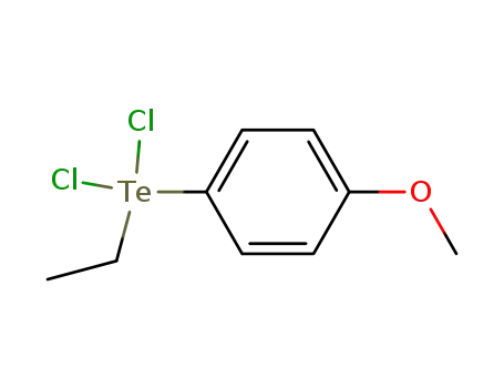 Molecular Structure of 119212-09-8 (ethyl-dichloro-(4-methoxy-phenyl)-λ<sup>4</sup>-tellane)