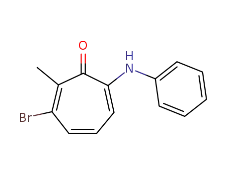 7-Anilino-3-brom-2-methyl-tropon
