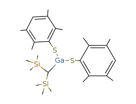 (CH(Si(CH<sub>3</sub>)3)2)Ga(SC<sub>6</sub>H(CH<sub>3</sub>)4)2
