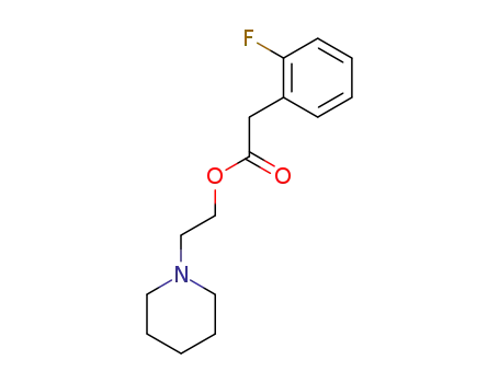 (2-fluoro-phenyl)-acetic acid-(2-piperidino-ethyl ester)