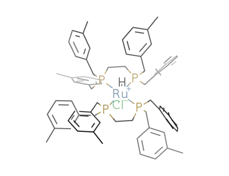 trans-[Ru(H)(Cl)((m-MeC<sub>6</sub>H<sub>4</sub>CH<sub>2</sub>)2PCH<sub>2</sub>CH<sub>2</sub>P(CH<sub>2</sub>C<sub>6</sub>H<sub>4</sub>-m-Me)2)2]