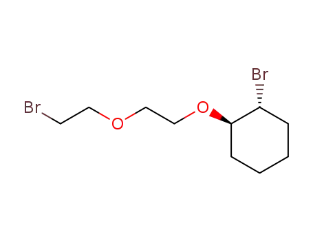 (+/-)-1-(2-bromo-ethoxy)-2-(<i>trans</i>-2-bromo-cyclohexyloxy)-ethane
