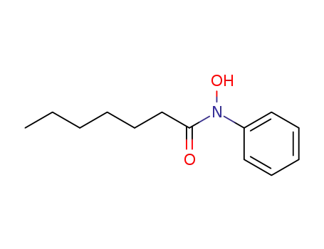 Molecular Structure of 68006-94-0 (Heptanamide, N-hydroxy-N-phenyl-)