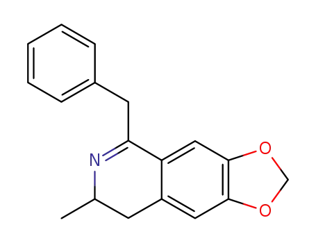 5-benzyl-7-methyl-7,8-dihydro-[1,3]dioxolo[4,5-<i>g</i>]isoquinoline